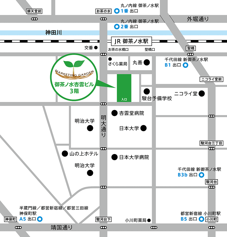 株式会社マーケティング・ガーデン地図